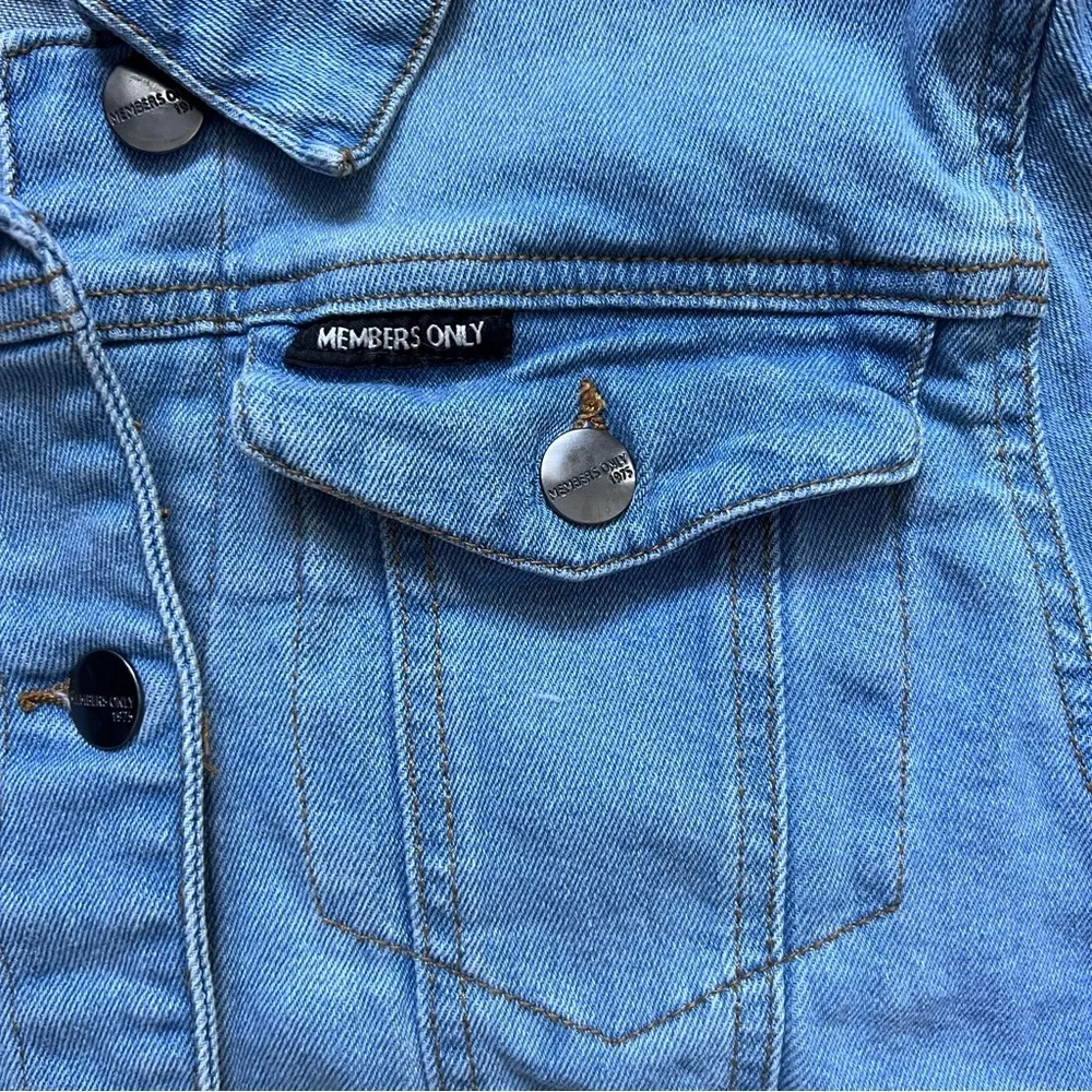 Members Only x Nickelodeon Rugrats Denim Cropped Jacket